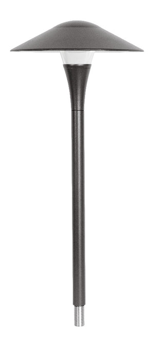 RAB LL1LED6LVYYB 6W LED Fern Pathway Light, 2700K (Residential Warm), 292 Lumens, 81 CRI, Pagoda 1 Tier, Black  Finish