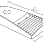 RAB LOT2T110Y/D10/UPA/HS 110W LED LOTBLASTER Area Light, No Photocell, 3000K (Warm), 11753 Lumens, 72 CRI, 120-277V, Type II Distribution, Dimmable, Universal Pole Adaptor w/ House Side Shield, Bronze Finish