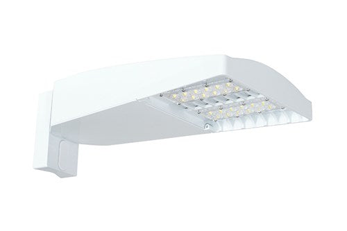 RAB LOT2T160NW/D10/UPA/BL 160W LED LOTBLASTER Area Light, No Photocell, 4000K (Neutral), 16861 Lumens, 72 CRI, 120-277V, Type II Distribution, Dimmable, Universal Pole Adaptor w/ Bi-Level, White Finish