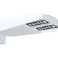 RAB LOT4T110NW/D10/UPA/HS 110W LED LOTBLASTER Area Light, No Photocell, 4000K (Neutral), 11230 Lumens, 72 CRI, 120-277V, Type IV Distribution, Dimmable, Universal Pole Adaptor w/ House Side Shield, White Finish