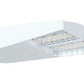RAB LOT4T65YW/D10/WS2 65W LED LOTBLASTER Area Light, Multi-Level Motion Sensor, 3000K (Warm), 6300 Lumens, 71 CRI, 120-277V, Type IV Distribution, Dimmable, Standard, White Finish