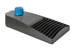 RAB LOT5T160/480/D10/PCT4 160W LED LOTBLASTER Area Light, 480V Twistlock Photocell, 5000K (Cool), 16446 Lumens, 72 CRI, 480V, Type IV Distribution, Dimmable, Standard, Bronze Finish