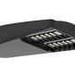 RAB LOT5T65Y/480/D10/HS 65W LED LOTBLASTER Area Light, No Photocell, 3000K (Warm), 3657 Lumens, 71 CRI, 480V, Type IV Distribution, Dimmable, House Side Shield, Bronze Finish