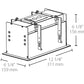 RAB MD2RTW 2 Fixture Heads Recessed Remodeler Housing, 90 CRI, 1/2" Trim Style, White Finish