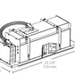 RAB MD3NTB 3 Fixture Heads Recessed New Construction Mounting Frame and Housing, 90 CRI, 1/2" Trim Style, Black Finish
