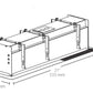 RAB MD4RTLB 4 Fixture Heads Recessed Remodeler Housing, 90 CRI, Trimless Style, Black Finish