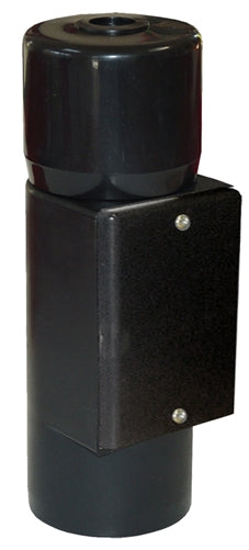 RAB MPAB Mighty Post Adapter to install an In-Use Outlet on a Mighty Post, Black