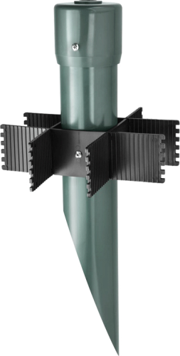 RAB MPM19VG Mighty Post 19" Metal Mounting Post for Landscape Lighting, Verde Green