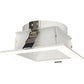 RAB ND22T-4HSW 4" Square Field Adjustable Downlight, White Flange and White Reflector