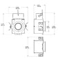 RAB NDIC4R12D 4" New Construction Round Rough-In, 12W, 80 CRI, 120V, Insulation Contact (IC), TRIAC Dimming Driver