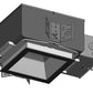 RAB NDIC4S20F 4" New Construction Square Rough-In, 20W, 90 CRI, 120V-277V, Insulation Contact (IC), On/Off Non-dimming Driver