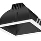 RAB NDLED4S-50Y-B-W 4" New Construction Square Trim Module, 3000K (Warm), 90 CRI, 50 Degree Beam Spread, Black Cone White Trim