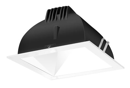 RAB NDLED4S-50YN-W-W 4" New Construction Square Trim Module, 3500K, 90 CRI, 50 Degree Beam Spread, White Cone White Trim