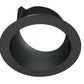 RAB NDTRIM3R20A-B 3" New Construction Round Trimmed Module, 20 Degree Adjustable, Black Finish