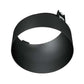RAB NDTRIM3R20A-B-TL 3" New Construction Round Trimless Module, 20 Degree Adjustable, Black Finish