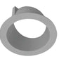 RAB NDTRIM3R20A-M 3" New Construction Round Trimmed Module, 20  Adjustable, Matte Silver Finish