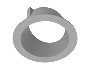 RAB NDTRIM3R20A-M 3" New Construction Round Trimmed Module, 20  Adjustable, Matte Silver Finish