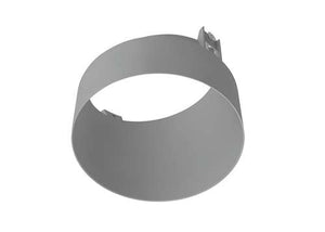 RAB NDTRIM3R20A-M-TL 3" New Construction Round Trimless Module, 20 Degree Adjustable, Matte Silver Finish