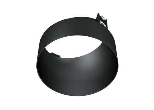 RAB NDTRIM3R40A-B-TL 3" New Construction Round Trimless Module, 40 Degree Adjustable, Black Finish
