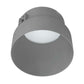 RAB NDTRIM3R50-M-TL 3" New Construction Round Trimless Module, 50 Degree Downlight, Matte Silver Finish