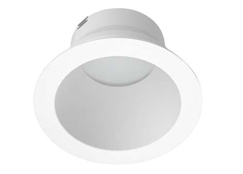 RAB NDTRIM3R50-W 3" New Construction Round Trimmed Module, 50 Degree Downlight, White Finish