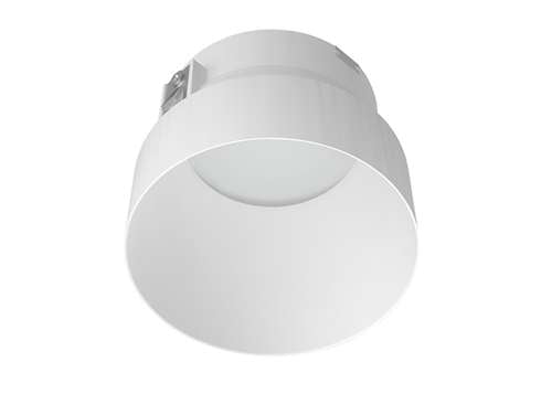 RAB NDTRIM3R50-W-TL 3" New Construction Round Trimless Module, 50 Degree Downlight, White Finish