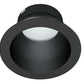 RAB NDTRIM3R80-B 3" New Construction Round Trimmed Module, 80 Degree Downlight, Black Finish
