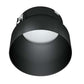 RAB NDTRIM3R80-B-TL 3" New Construction Round Trimless Module, 80 Degree Downlight, Black Finish
