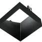 RAB NDTRIM3S20A-B-TL 3" New Construction Square Trimless Module, 20° Adjustable, Black Finish