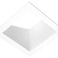 RAB NDTRIM3S20A-W 3" New Construction Square Trimmed Module, 20° Adjustable, White Finish