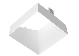 RAB NDTRIM3S20A-W-TL 3" New Construction Square Trimless Module, 20° Adjustable, White Finish