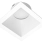 RAB NDTRIM3S80-W 3" New Construction Square Trimmed Module, 80° Downlight, White Finish