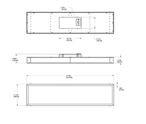 RAB PANEL1X4-52YN/D10/LC 52W 1' x 4' Recessed LED Panel with Lightcloud Control System, 3500K (Warm Neutral), 6168 Lumens, 83 CRI, 120-277V, Dimmable Operation, Not DLC Listed, White Finish