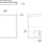 RAB PANEL2X2-52YN 2' x 2' Recessed LED Panel, 52 Watts, 3500K Color Temperature, 84 CRI, 120V-277V, White Finish