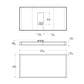 RAB PANEL2X4-59YN/E2 2' x 4' Recessed LED Panel, 59 Watts, 3500K Color Temperature, 84 CRI, 120V-277V, White Finish, with Battery Back Up