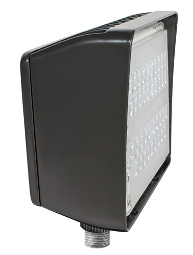 RAB PIP30/D10 30W LED PIP Floodlight, No Photocell, 5000K (Cool), 4162 Lumens, 77 CRI, 120-277V, 7H x 6V Beam Distribution, Dimmable, DLC Listed, Bronze Finish