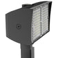 RAB PIPXL100SFN/480/D10/7PR 100W LED PIPXL Floodlight, No Photocell, 4000K (Neutral), 16246 Lumens, 74 CRI, 480V, 7H x 6V Beam Distribution, Slipfitter Mount, Dimmable, DLC Premium Listed, 7-Pin Receptacle Option, Bronze Finish
