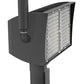 RAB PIPXL100TY/D10/LC 100W LED PIPXL Floodlight, No Photocell, 3000K (Warm), 15808 Lumens, 72 CRI, 120-277V, 7H x 6V Beam Distribution, Trunnion Mount, Dimmable, DLC Premium Listed, Lightcloud Installed, Standard Option, Bronze Finish