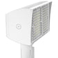 RAB PIPXL100TYW/D10/BL 100W LED PIPXL Floodlight, No Photocell, 3000K (Warm), 15808 Lumens, 72 CRI, 120-277V, 7H x 6V Beam Distribution, Trunnion Mount, Dimmable, DLC Premium Listed, Bi-Level Option, White Finish