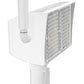 RAB PIPXL70TYW/D10/LC 70W LED PIPXL Floodlight, No Photocell, 3000K (Warm), 10777 Lumens, 73 CRI, 120-277V, 7H x 6V Beam Distribution, Trunnion Mount, Dimmable, DLC Premium Listed, Lightcloud Installed, Standard Option, White Finish