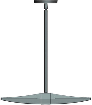 RAB PLED2X13/UP 2x13W LED Pendant Uplight, 5000K Color Temperature (Cool), Bronze Finish