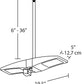 RAB PLED2X13MS 26W Ceiling LED LSMART with Mini Sensor, 5000K Color Temperature (Cool), Standard Operation, Bronze Finish