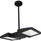 RAB PLED2X18 2x18W LED Pendant Mount, 5000K Color Temperature (Cool), Standard Operation, Bronze Finish