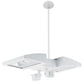 RAB PLED2X20MS2W-BL 40W Ceiling LED LSMART with Mini Sensor, 5000K Color Temperature (Cool), Bi-Level Operation, White Finish