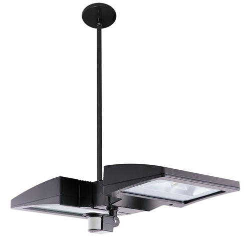 RAB PLED2X26YMS-BL 52W Ceiling LED LSMART with Mini Sensor, 3000K Color Temperature (Warm), Bi-Level Operation, Bronze Finish