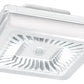 RAB PRT30NW/D10/WS 30W LED PORTO Garage Light with Multi-Level Motion Sensor, 4000K (Neutral), 3151 Lumens, 73 CRI, 120V-277V, Dimmable, DLC Listed, White Finish
