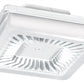 RAB PRT30YW/480 30W LED PORTO Garage Light, No Photocell, 3000K (Warm), 3136 Lumens, 72 CRI, 480V, Standard, White Finish
