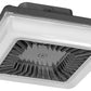RAB PRT55/D10 55W LED PORTO Garage Light, No Photocell, 5000K (Cool), 6085 Lumens, 75 CRI, 120V-277V, Dimmable, Bronze Finish