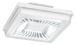 RAB PRT55W/480 55W LED PORTO Garage Light, No Photocell, 5000K (Cool), 6085 Lumens, 75 CRI, 480V, Standard, White Finish