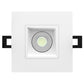 RAB R3S-9B 9W 3" New Construction and Retrofit Square LED Deep Recessed Downlight, Adjustable CCT 2700/3000/3500/4000/5000K, 90 CRI, Baffle Trim, White